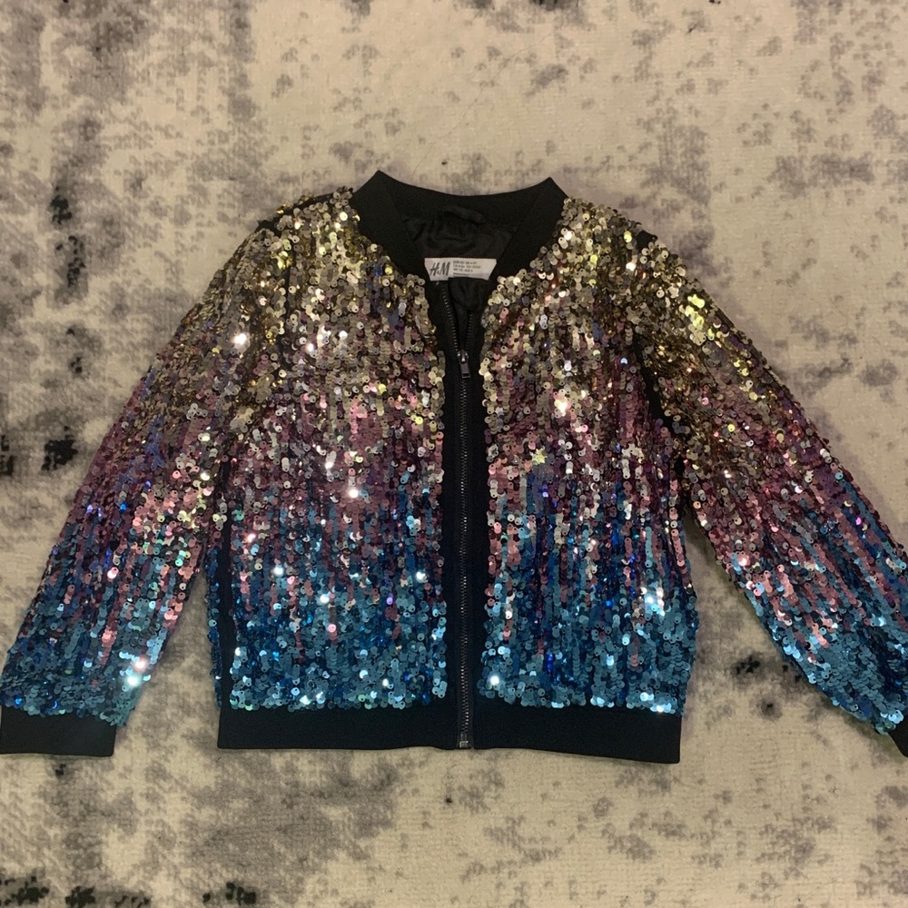 Children’s H&M sequin Jacket size US 4-5Y